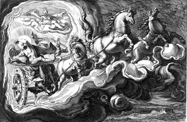 Goltzius Illustration - Phaethon and the Solar Horses