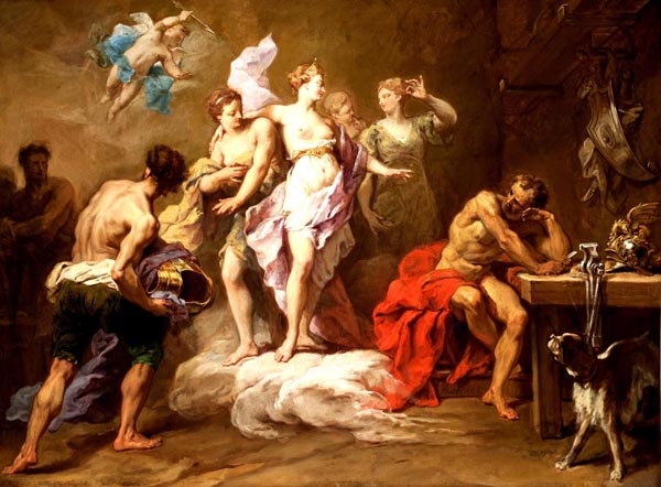 Venus Ordering Arms from Vulcan for Aeneas, Jean Restout