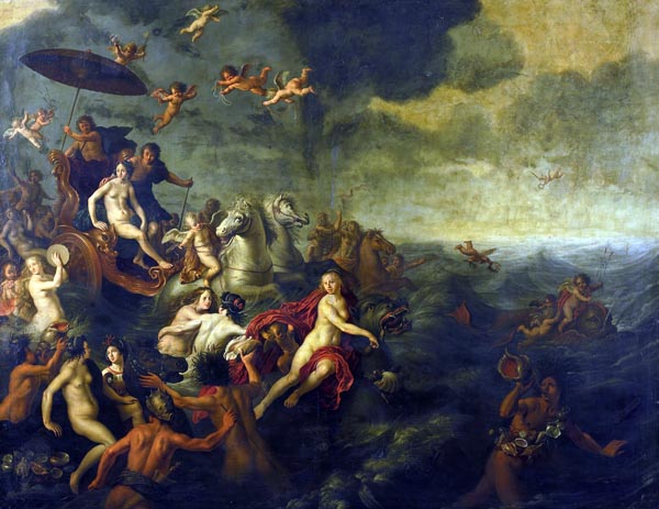 Galatea and Acis, Moscow, (Ovid,Metamorphoses, book XIII) (1651)