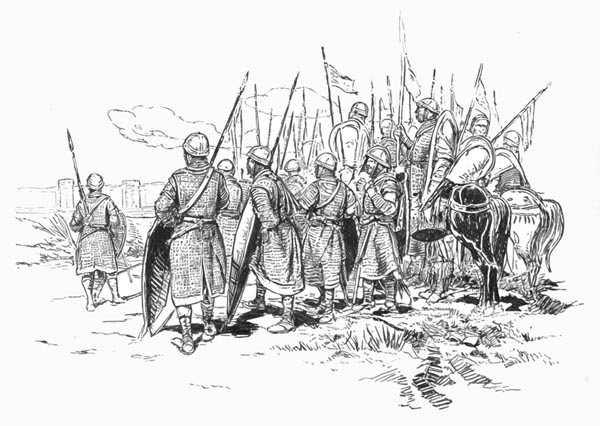 Álvar Fáñez was still with his men, upon the field