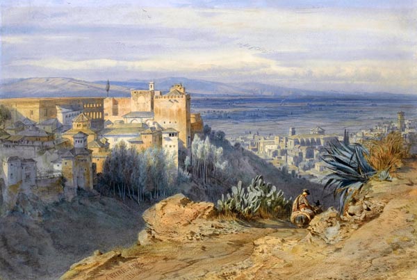 Alhambra, Spain (1856) - Carl Friedrich Heinrich Werner (German, 1808-1894)