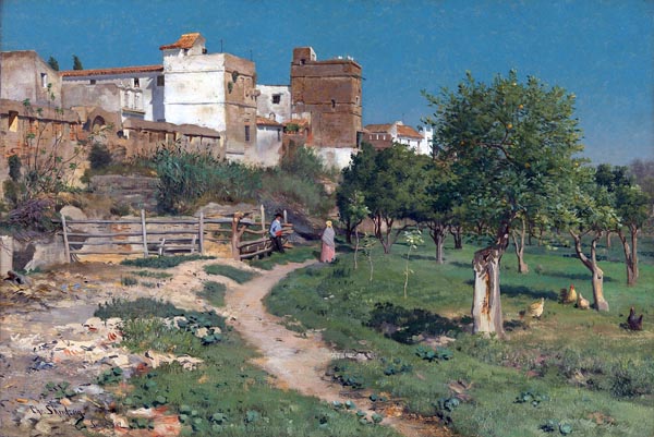 From Sevilla in Spain (1882)- Christian Skredsvig (Norwegian, 1854 – 1924)