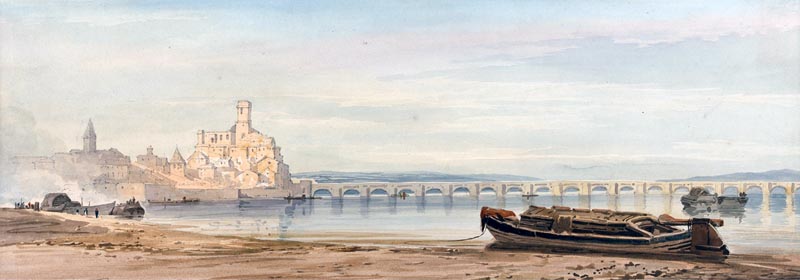 Merida, Spain - John Varley (English, 1778-1842)