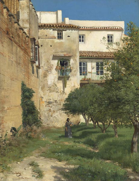 From Sevilla in Spain (1882) - Ernst Josephson (Swedish, 1851 - 1906)