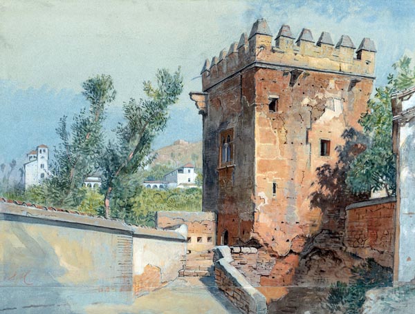 View from the Alhambra, Spain (circa 1882) - William Stanley Haseltine (American, 1835-1900)